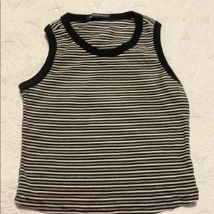 Brandy Melville ribbed striped tank